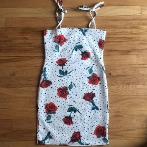 Rose body con dress